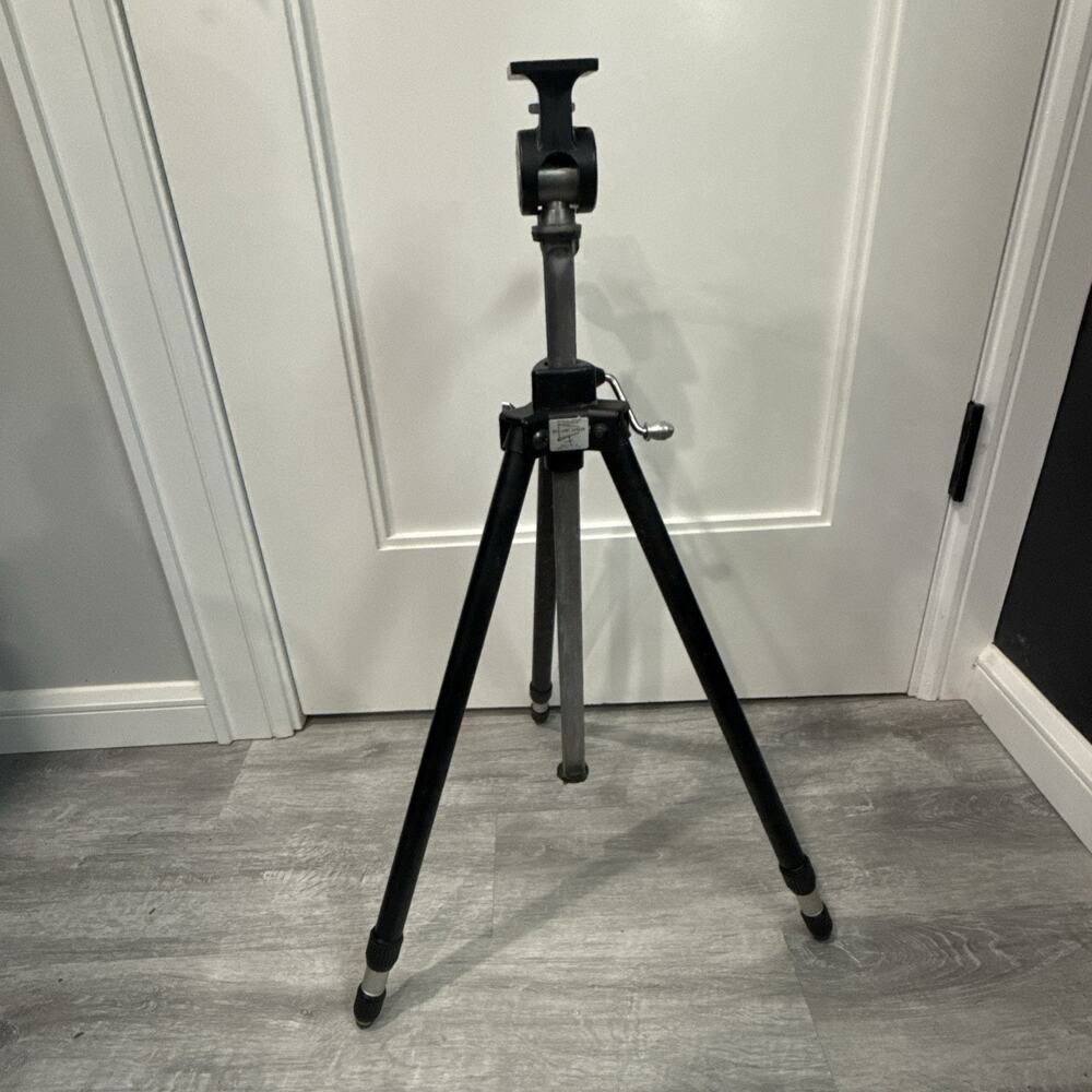 Vintage Schultz Mfg Co Imperial Camera Projector Tripod Pan Tilt NJ *